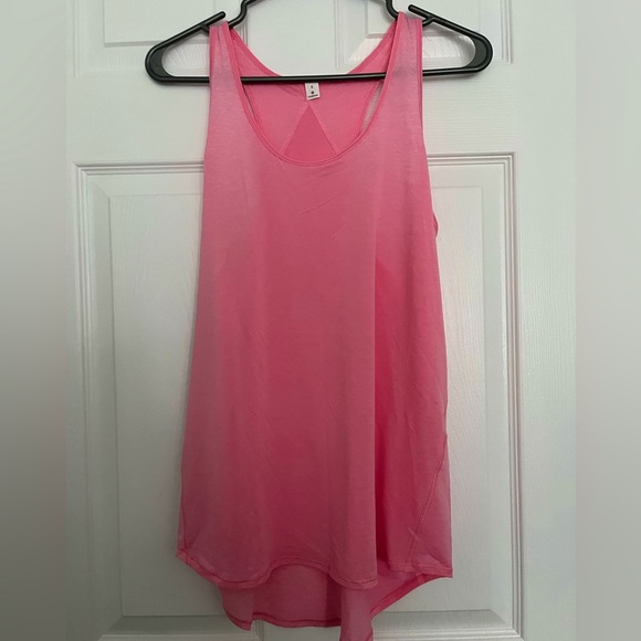 Pink lululemon flowy tank top size 6 - Picture 1 of 3